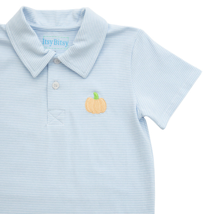 Blue Pumpkin Polo