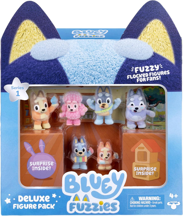 Bluey S14 Fuzzies Deluxe Figure Pack