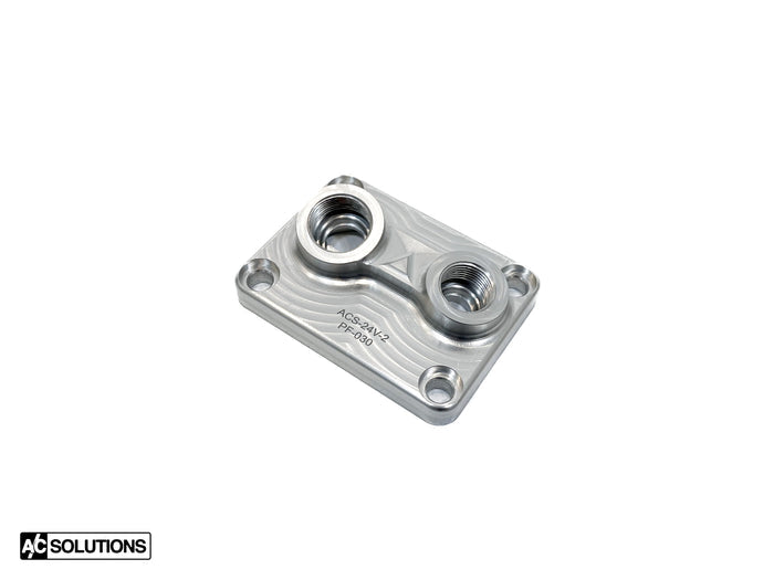 BMW E30, E28 A/C Solutions 24v Swap Denso Compressor Manifold