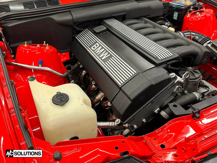 BMW E30, E28 A/C Solutions 24v Swap Denso Compressor Manifold