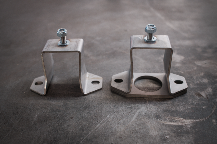 BMW E30 Euro Front Bumper Brackets - 318, 320, 325 - 51111888122