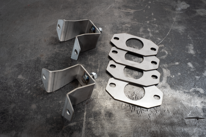 BMW E30 Euro Front Bumper Brackets - 318, 320, 325 - 51111888122