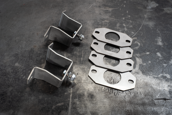 BMW E30 Euro Front Bumper Brackets - 318, 320, 325 - 51111888122