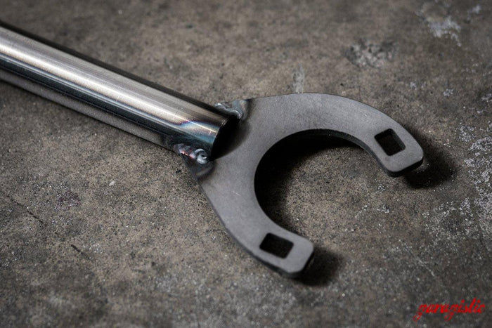 BMW E46 Garagistic Rear Strut Bar - (M3, 323, 325, 328, 330)-Strut Bars-grip-drift-No thanks-Garagistic-bmw