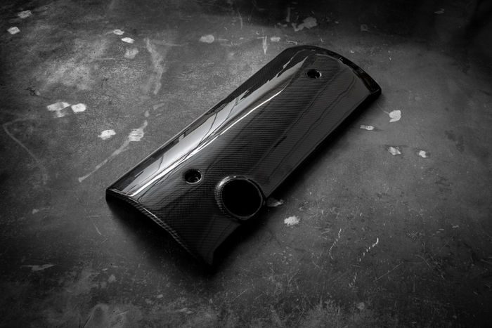 BMW E46 M54 / M52 Carbon Engine Cover - 11127526445, 11121710781-Engine Accessories-grip-drift-Yes - Add Fuel Rail Cover-Garagistic-bmw