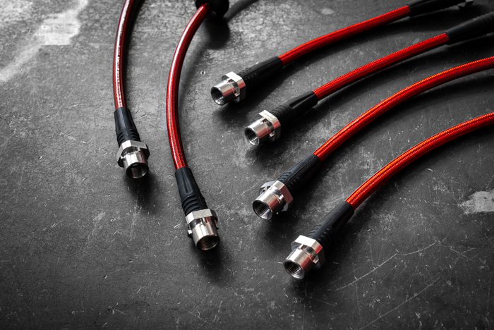 BMW E9X M3 / E8X 1M Stainless Steel Complete 6 Brake Line Kit - DOT Compliant-Brake and Clutch Lines-grip-drift-No clutch line-Garagistic-bmw