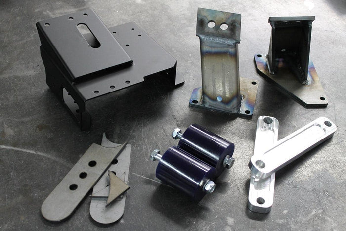 BMW M6x V8 E30 Engine Swap Conversion Motor Mounts (M60/S62)-Motor and Transmission Mounts-grip-drift-Bare-Garagistic-bmw