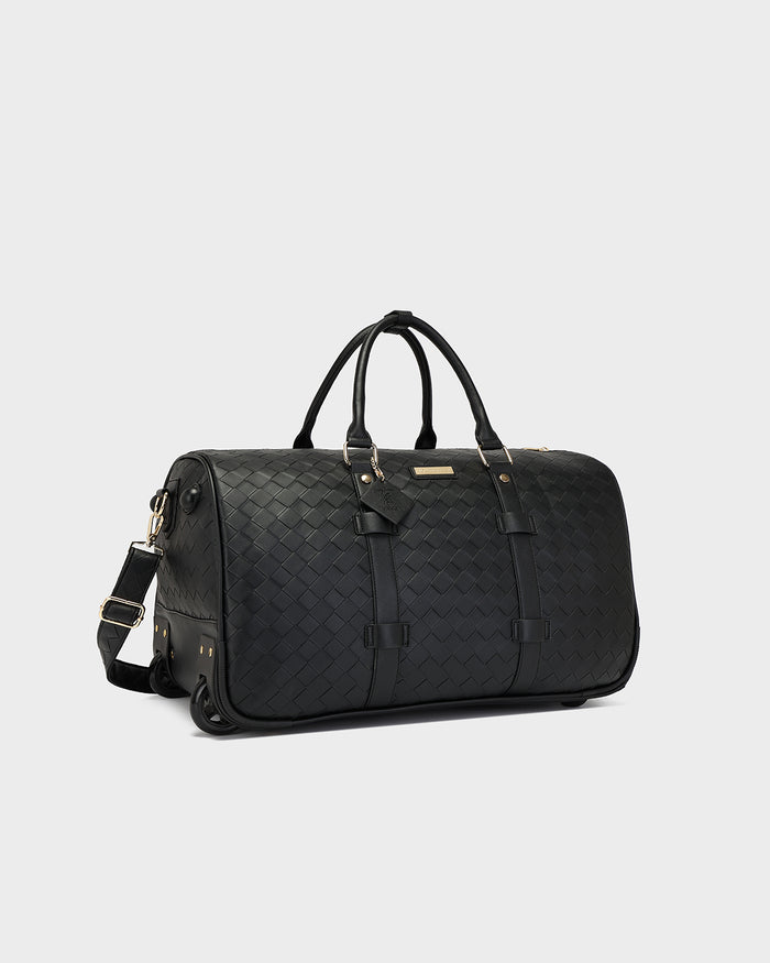 Bodega Traveler Rolling Duffle in Black