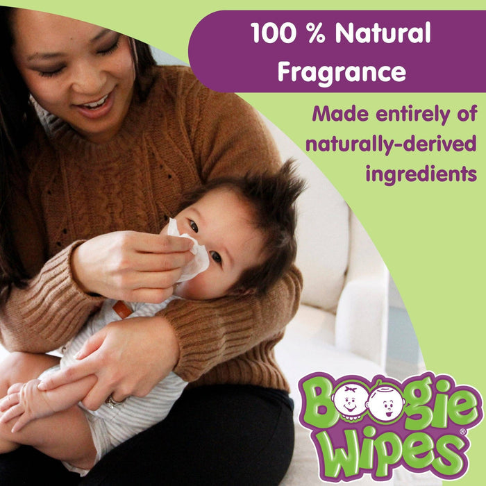Boogie Saline Nose Wipes, Unscented, 30ct
