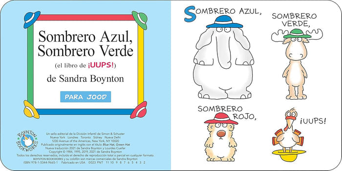 Boynton: Sombrero Azul, Sombrero Verde