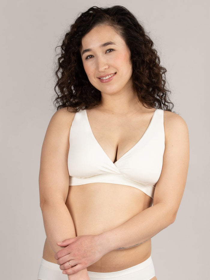BRAVADO! DESIGNS Women's Ballet Nursing Bra for Breastfeeding Wireless Sleep Maternity Bra