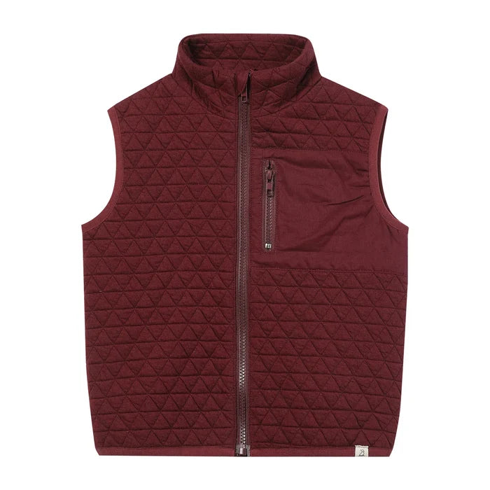 Burgundy Padded Vest