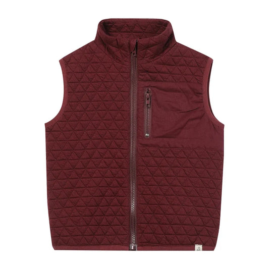 Burgundy Padded Vest