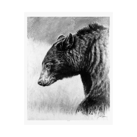 "Burly Bear" Premium Matte Paper Print.