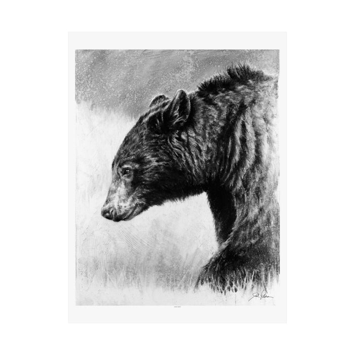 "Burly Bear" Premium Matte Paper Print.
