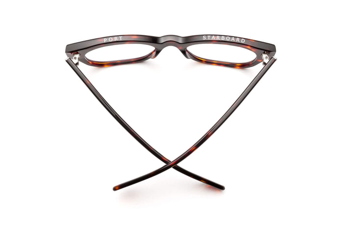 Caddis – Miklos Blue Light + Reading Glasses in Polished Turtle