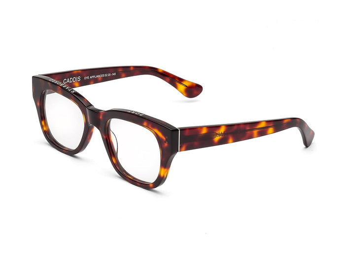 Caddis – Miklos Blue Light + Reading Glasses in Polished Turtle