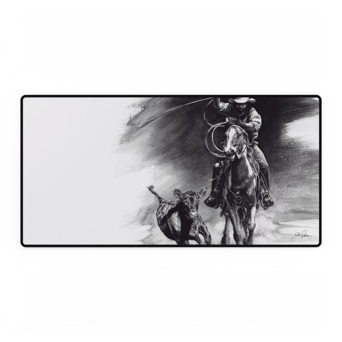 "Calf Roping" Mouse Pad