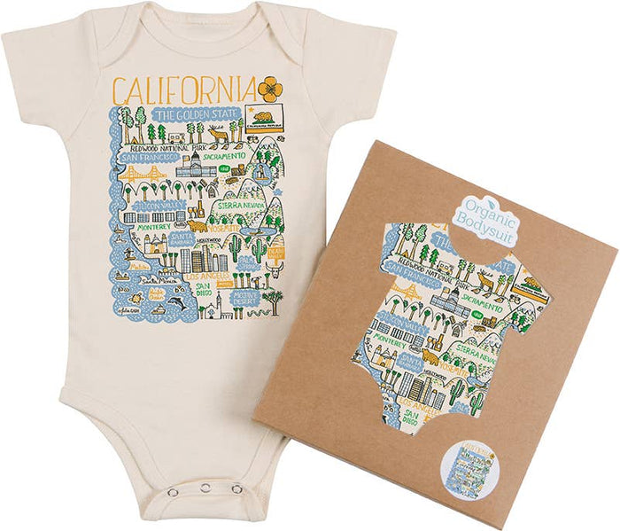 California Map Onesie