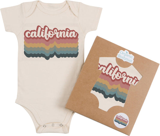 California Retro Bubble Onesie