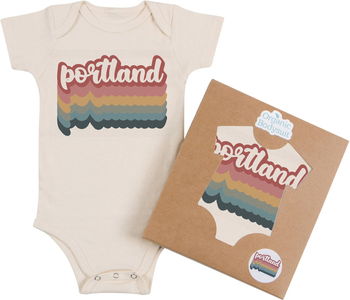 California Retro Bubble Onesie