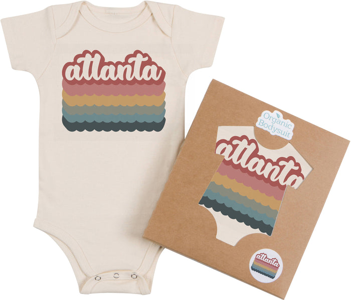 California Retro Bubble Onesie