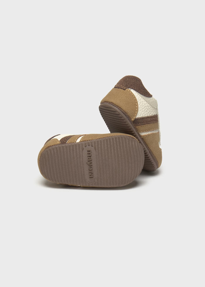 Camel Striped Sneaker