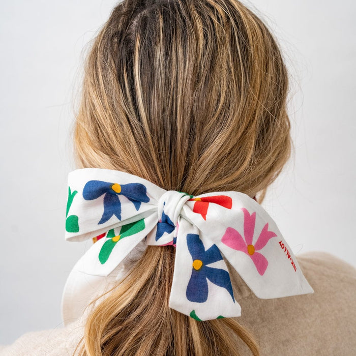 Camile Skinny Scarf Bow Print Skinny Scarf