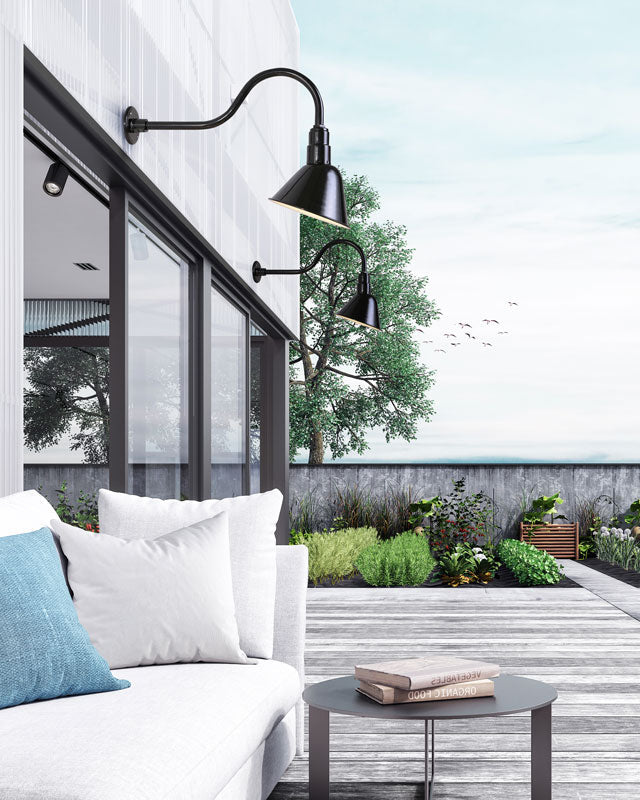 Outdoor Wall Light Canarm BL10WACBK Black Sign Light Canarm
