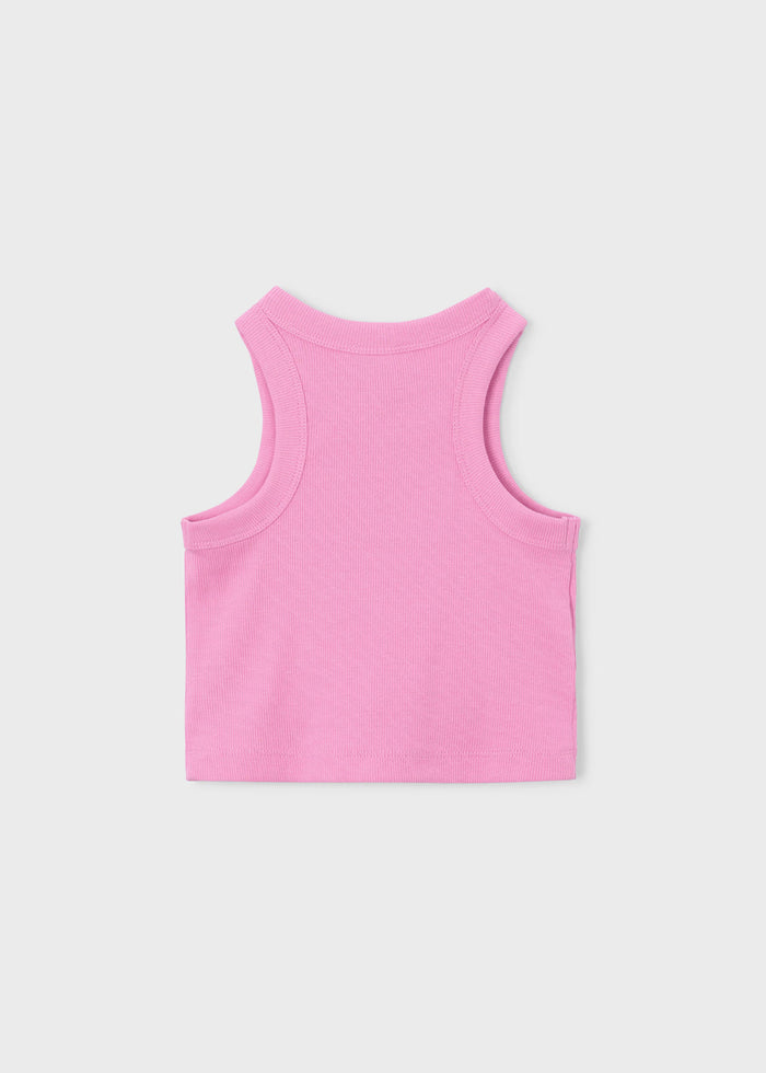 Candy Pink Studded Tank Top