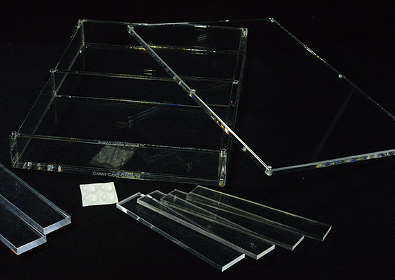 PlayingCardDecks.com-Carat X2X2 (Double Row Four Deck Case)