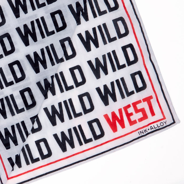 Carson Wild West Print Scarf 21x21 Bandana
