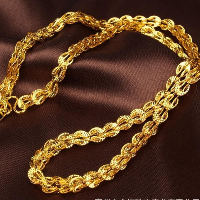 Chain Necklace Yellow Gold 45cm - Natna Shop