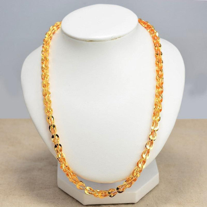 Chain Necklace Yellow Gold 45cm - Natna Shop