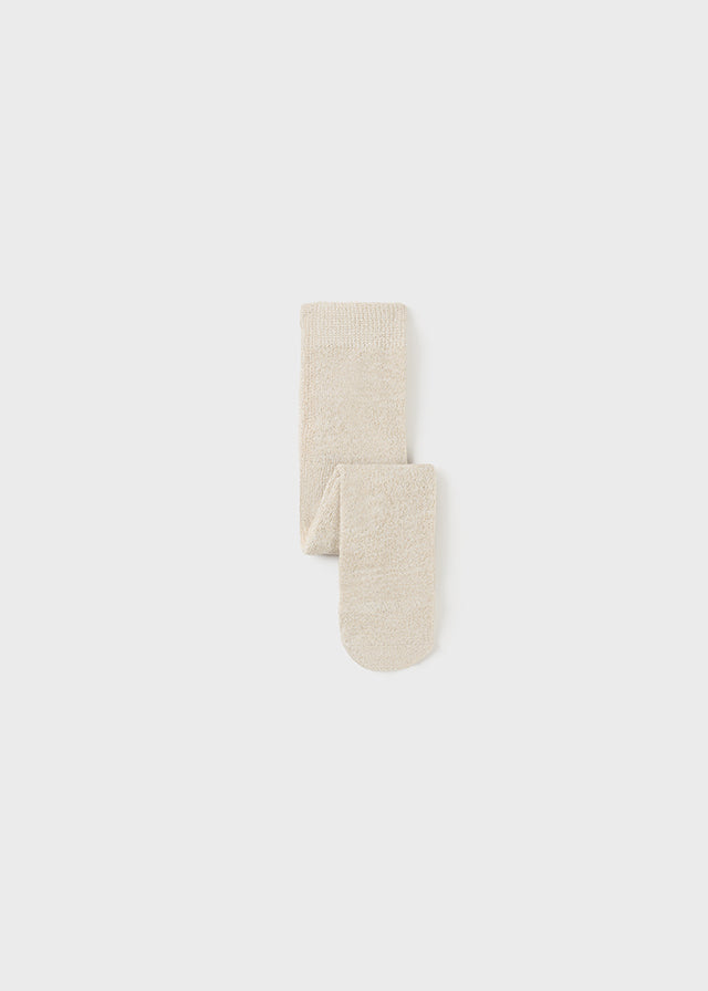 Champagne Basic Knit Tights