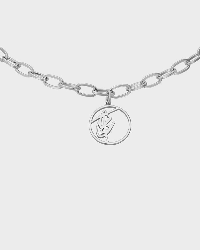 Charm Necklace in Silver