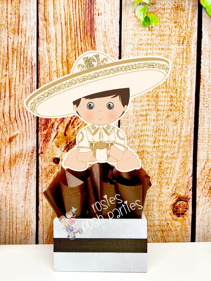 Charro Baby Birthday or Baby Shower Theme Centerpiece Individual