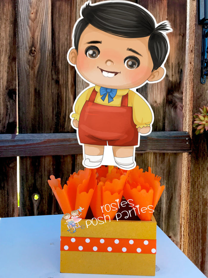 Chavo del ocho 8 birthday party theme centerpiece decoration