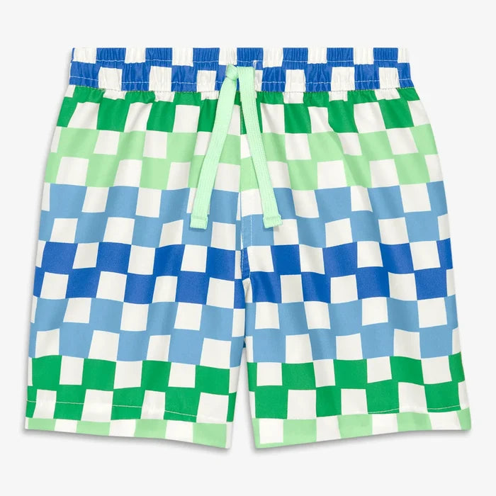 Check Swim Trunk and Rash Guard