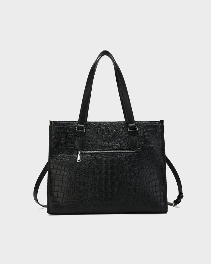 City scape Tote in Black