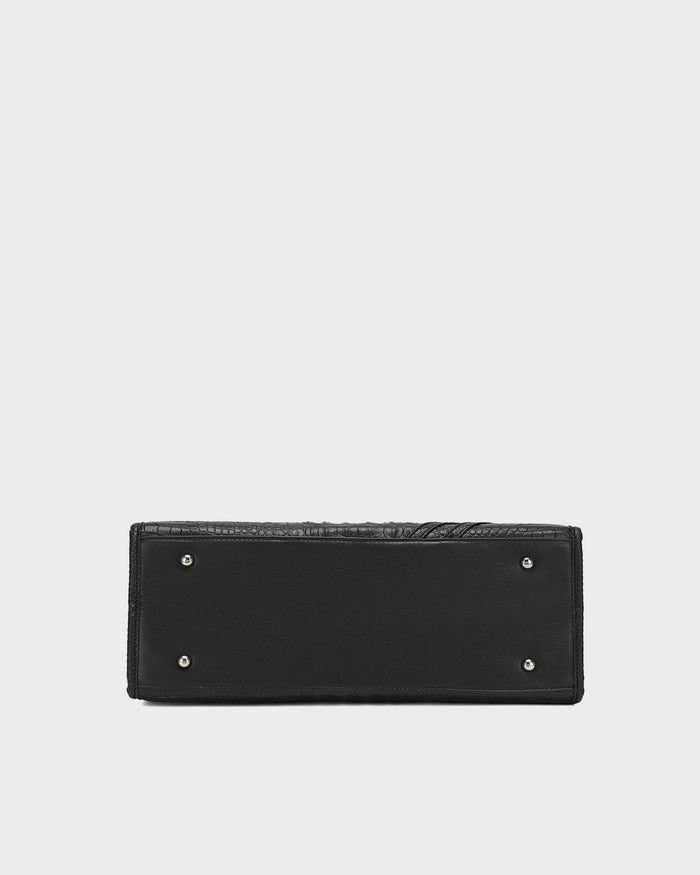 City scape Tote in Black
