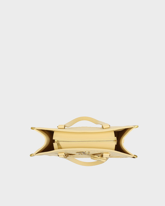 City scape Tote in Champagne Yellow