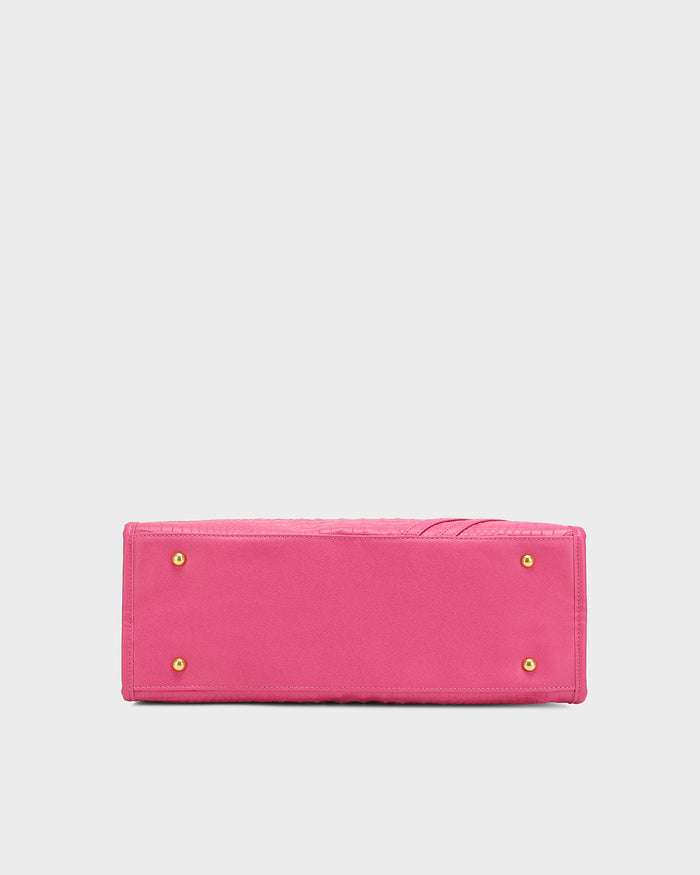City scape Tote in Fuchsia