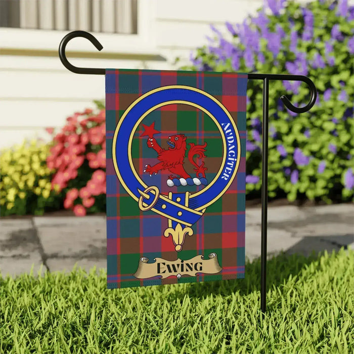 Scottish Tartan Clan Crest Garden Flag