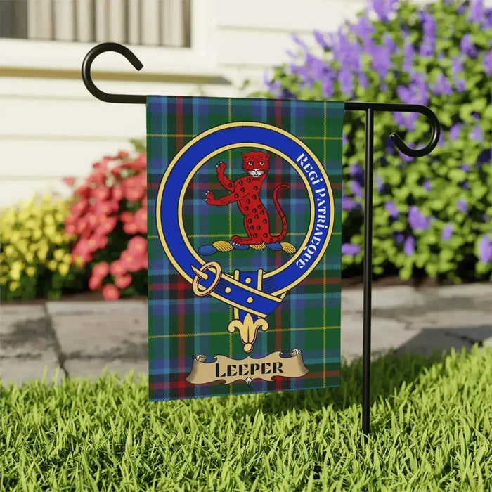 Custom Family Crest Garden Flag Outdoor Decor