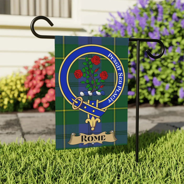 Rome Patterned Outdoor Garden Flag