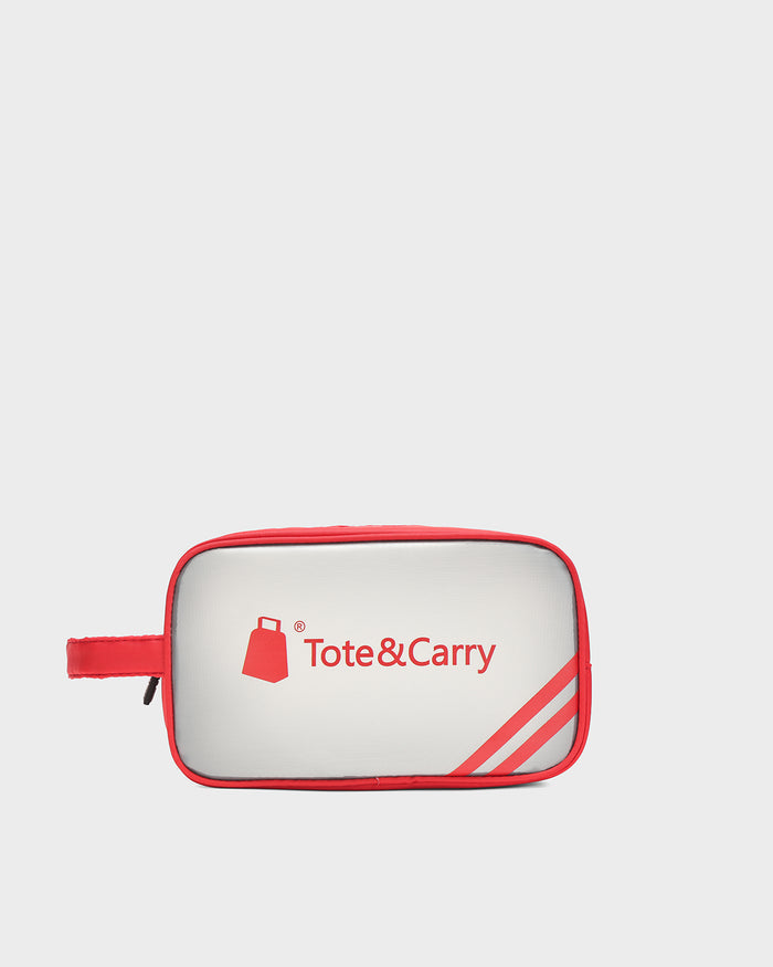Clarity Toiletry Bag in Red