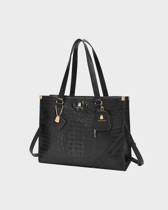 Classic City Tote Bag in Black