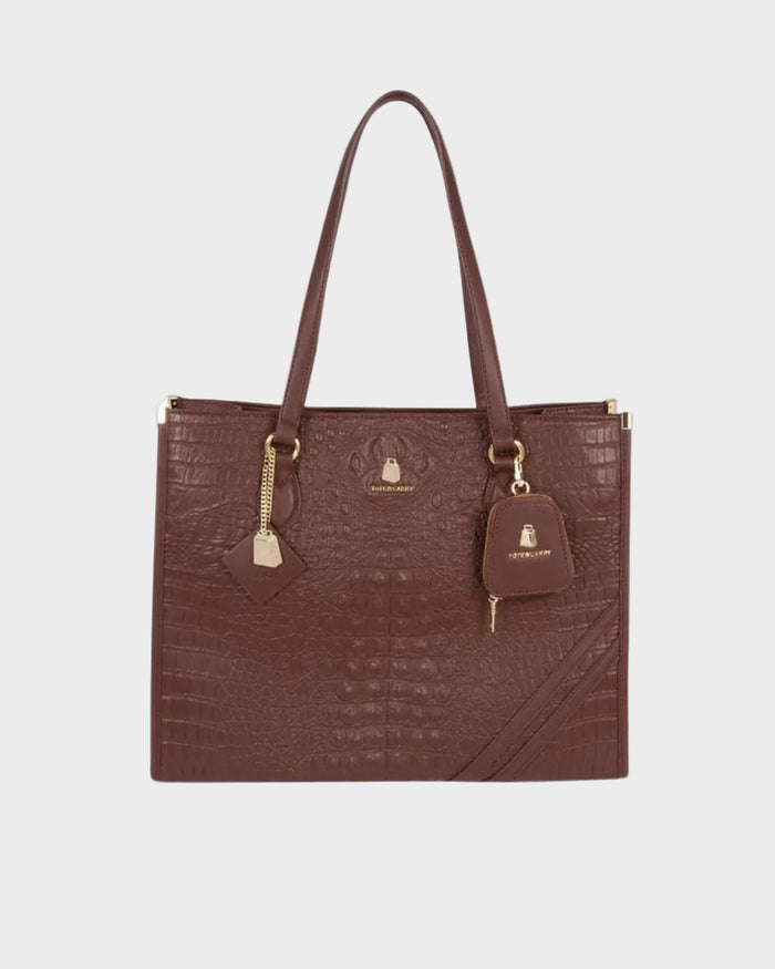 Apollo 2 Tote Bag in Brown