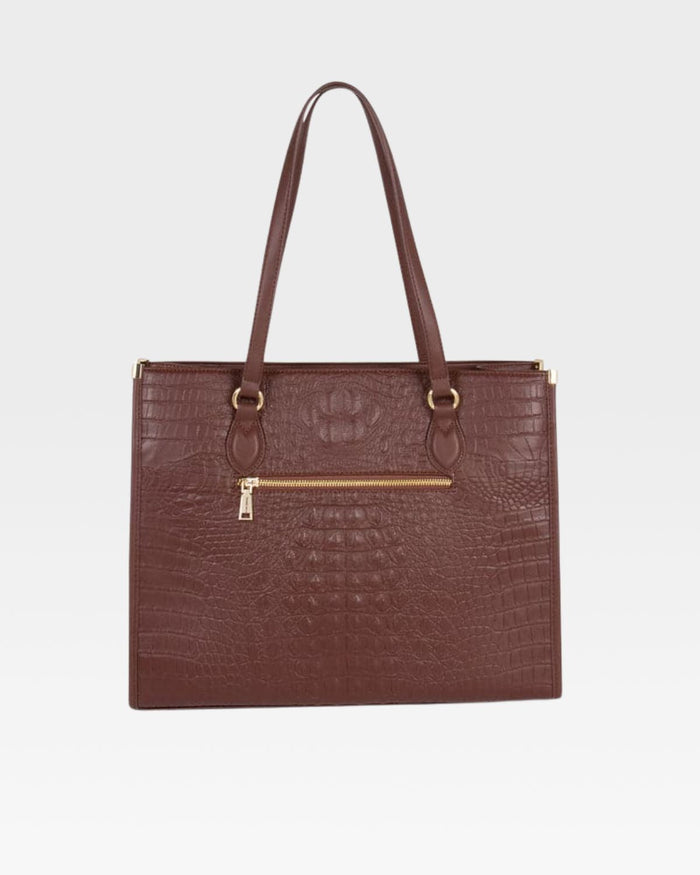 Apollo 2 Tote Bag in Brown